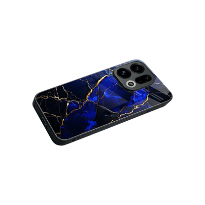 Sapphire Royal stylish phone case for oppo find x9 | glossy glass and slim fit