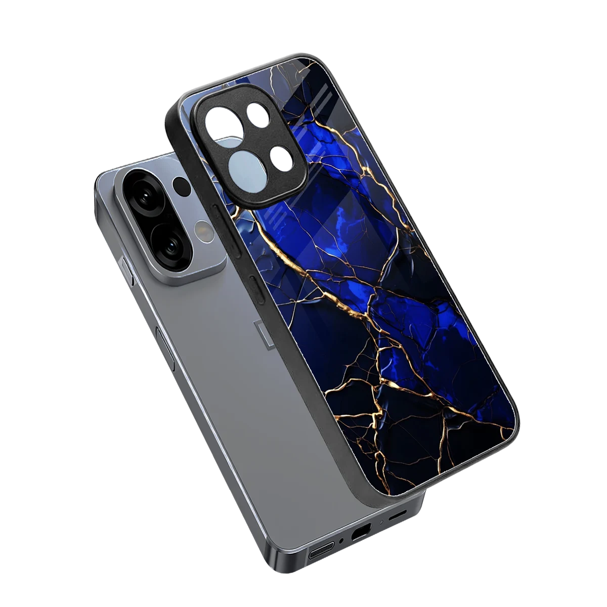 Sapphire Royal sleek oppo k13 5g cover with tempered glass back and TPU edges