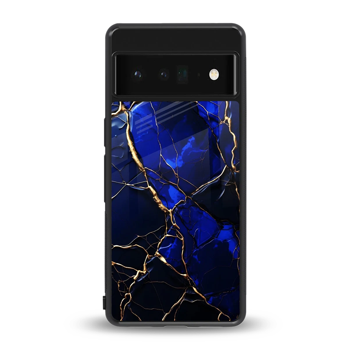 Sapphire Royal back phone cover | glass case for google pixel 6 pro