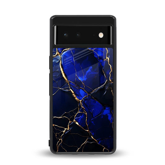 Sapphire Royal back phone cover | glass case for google pixel 6a