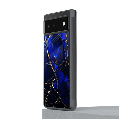 Sapphire Royal stylish phone case for google pixel 6 | glossy glass and slim fit