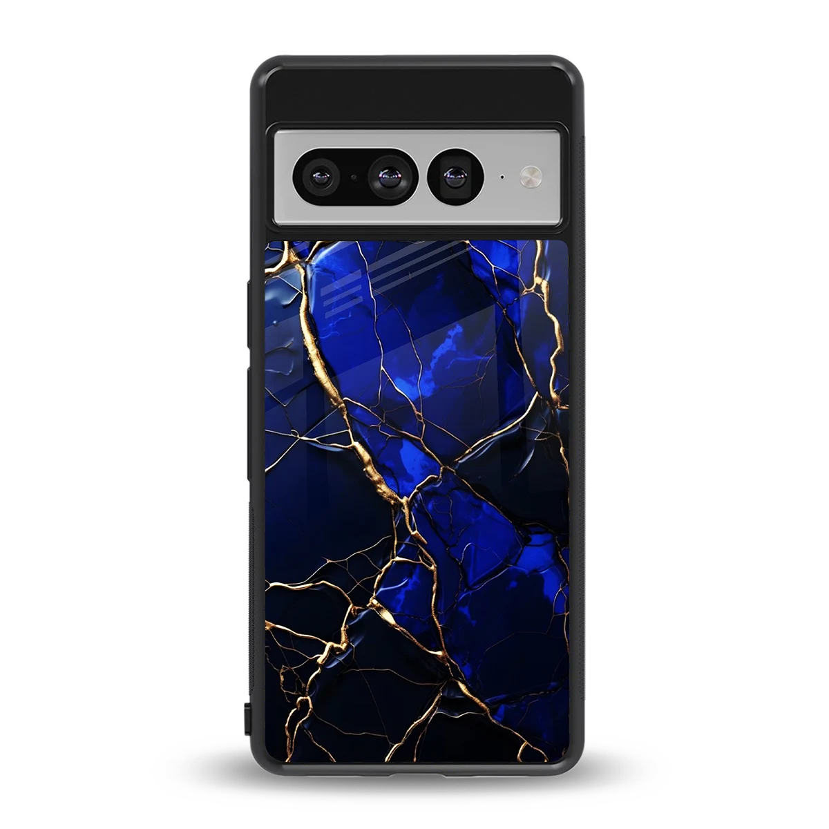 Sapphire Royal back phone cover | glass case for google pixel 7 pro