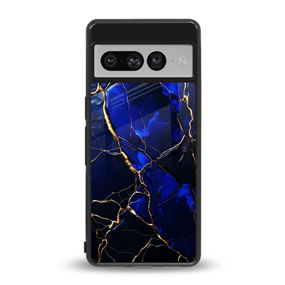 Sapphire Royal back phone cover | glass case for google pixel 7 pro
