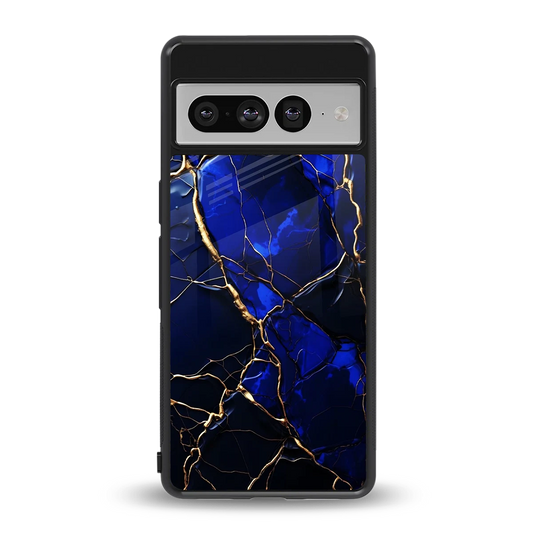 Sapphire Royal back phone cover | glass case for google pixel 7 pro