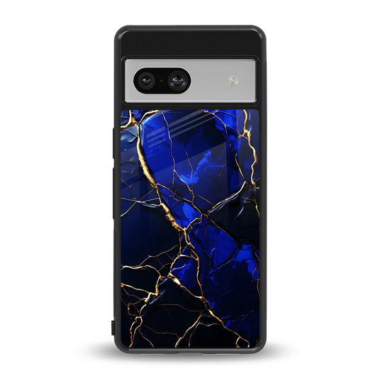 Sapphire Royal back phone cover | glass case for google pixel 7a