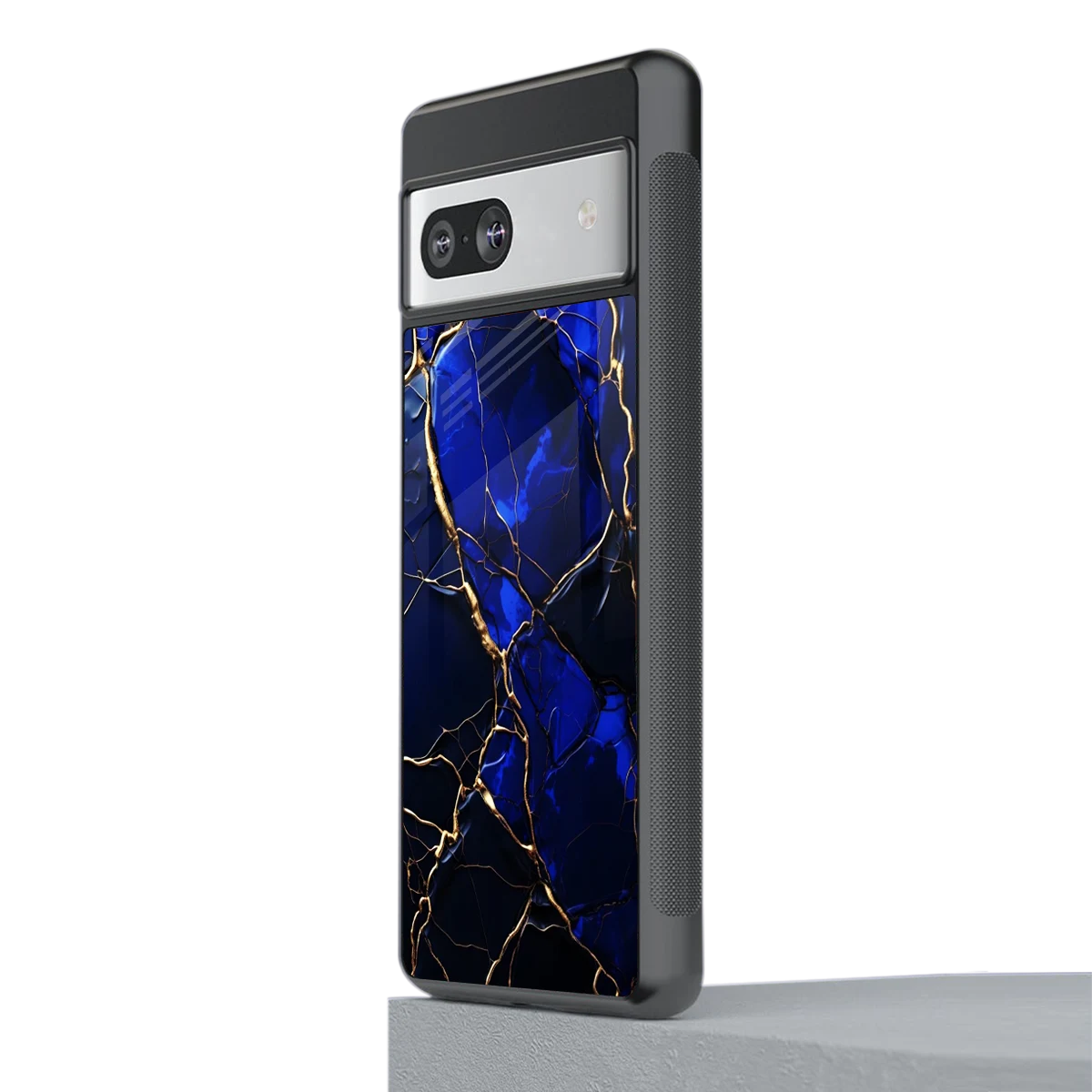 Sapphire Royal stylish phone case for google pixel 7a | glossy glass and slim fit
