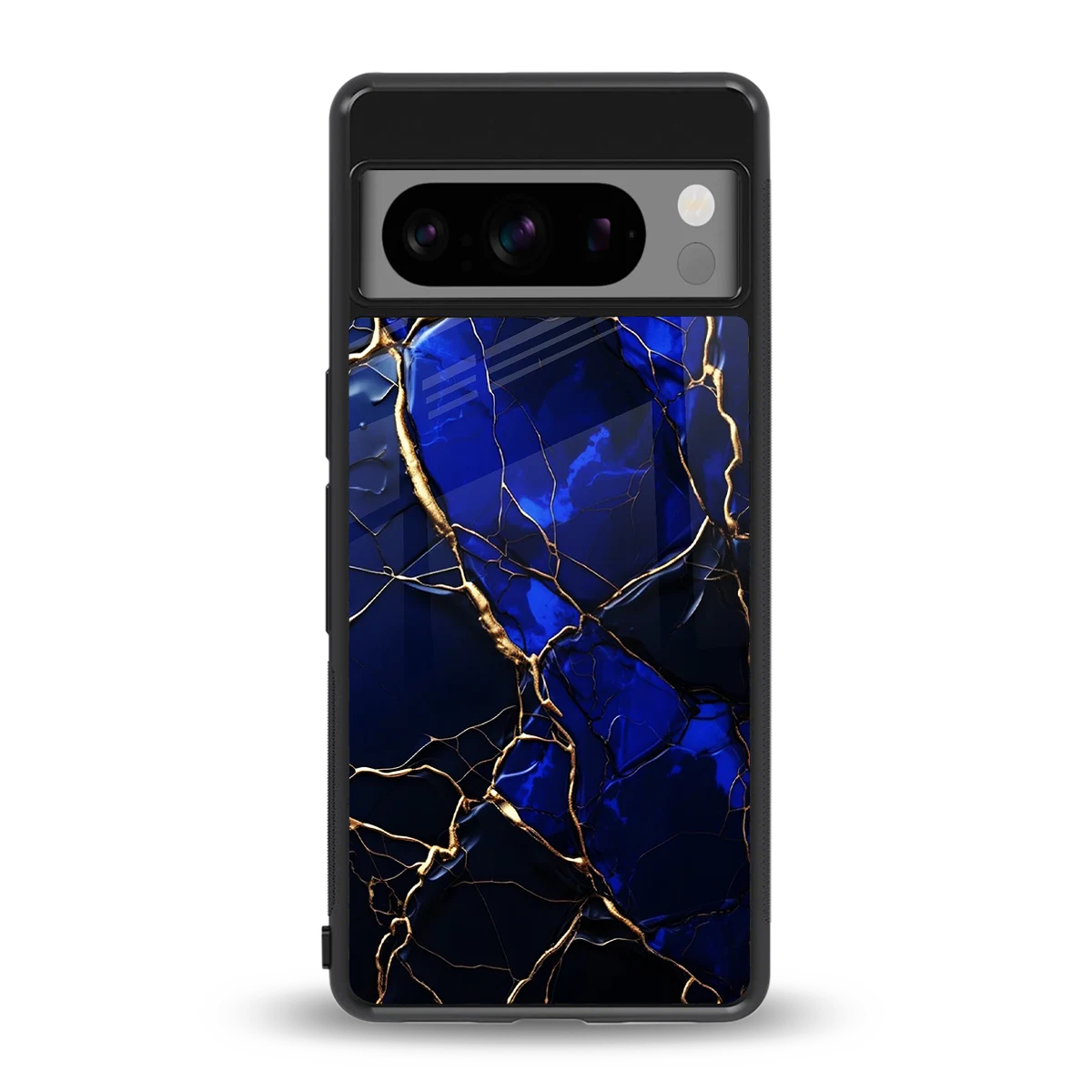 Sapphire Royal back phone cover | glass case for google pixel 8 pro