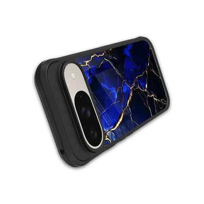 Sapphire Royal stylish phone case for google pixel 9 | glossy glass and slim fit