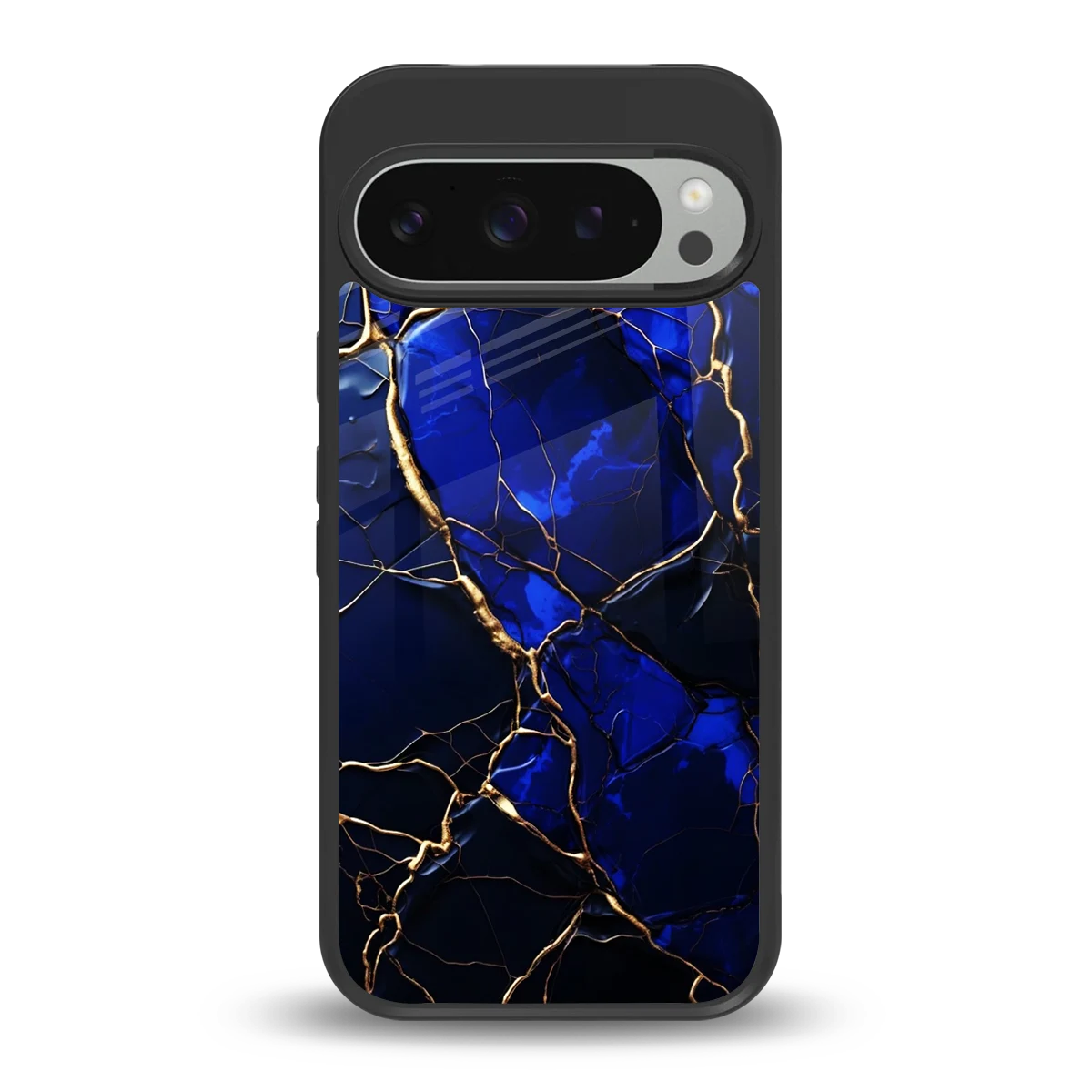 Sapphire Royal back phone cover | glass case for google pixel 9 pro xl