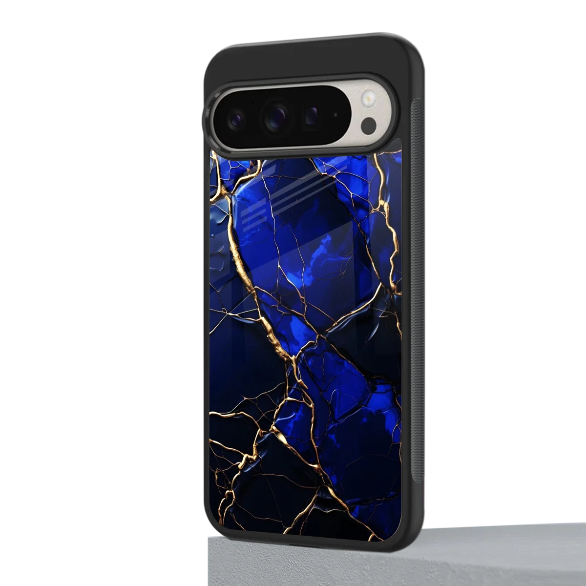 Sapphire Royal google pixel 9 pro mobile cover | shockproof glass phone case