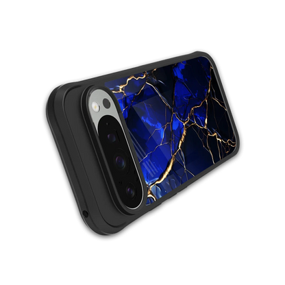 Sapphire Royal stylish phone case for google pixel 9 pro xl | glossy glass and slim fit