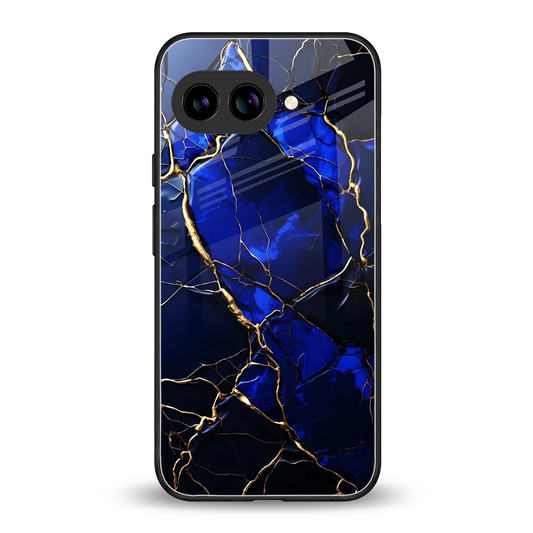 Sapphire Royal back phone cover | glass case for google pixel 9a