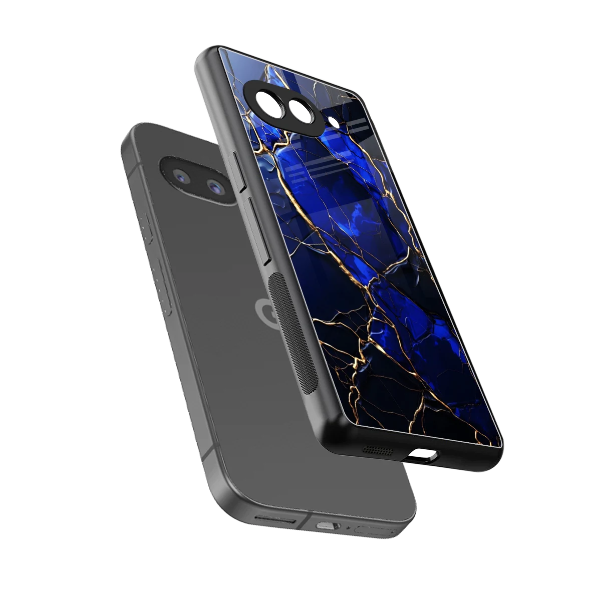 Sapphire Royal sleek google pixel 10a cover with tempered glass back and TPU edges