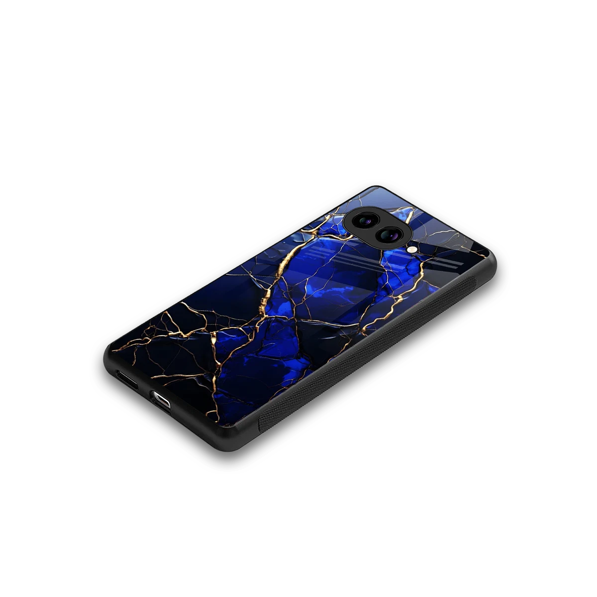 Sapphire Royal stylish phone case for google pixel 10a | glossy glass and slim fit