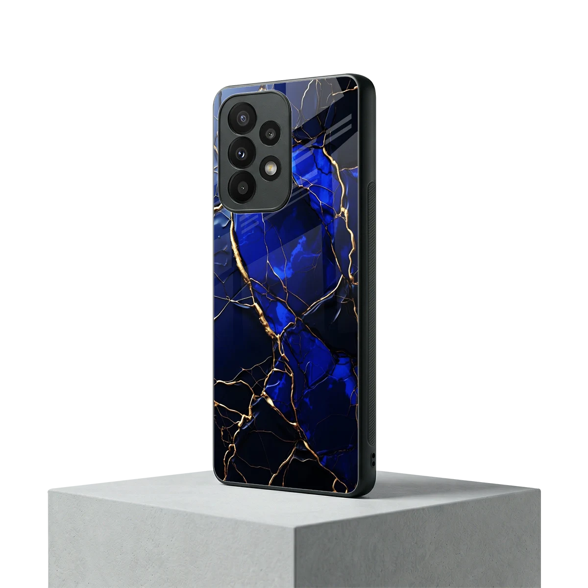 Sapphire Royal samsung galaxy a23 mobile cover | shockproof glass phone case