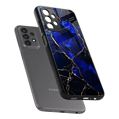 Sapphire Royal sleek samsung galaxy a23 cover with tempered glass back and TPU edges