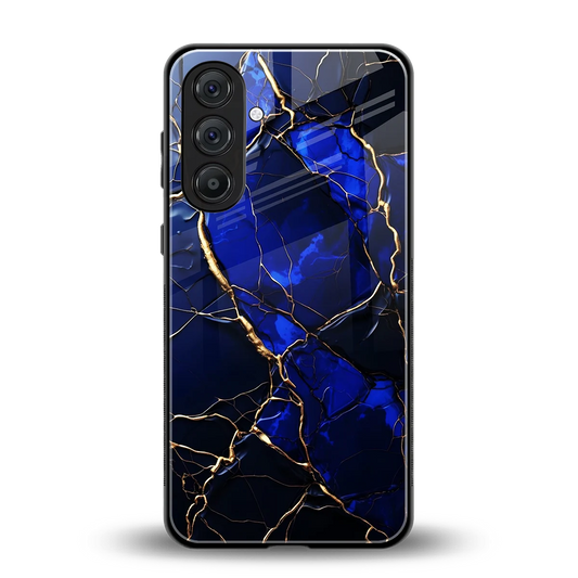 Sapphire Royal back phone cover | glass case for samsung galaxy m35 5g