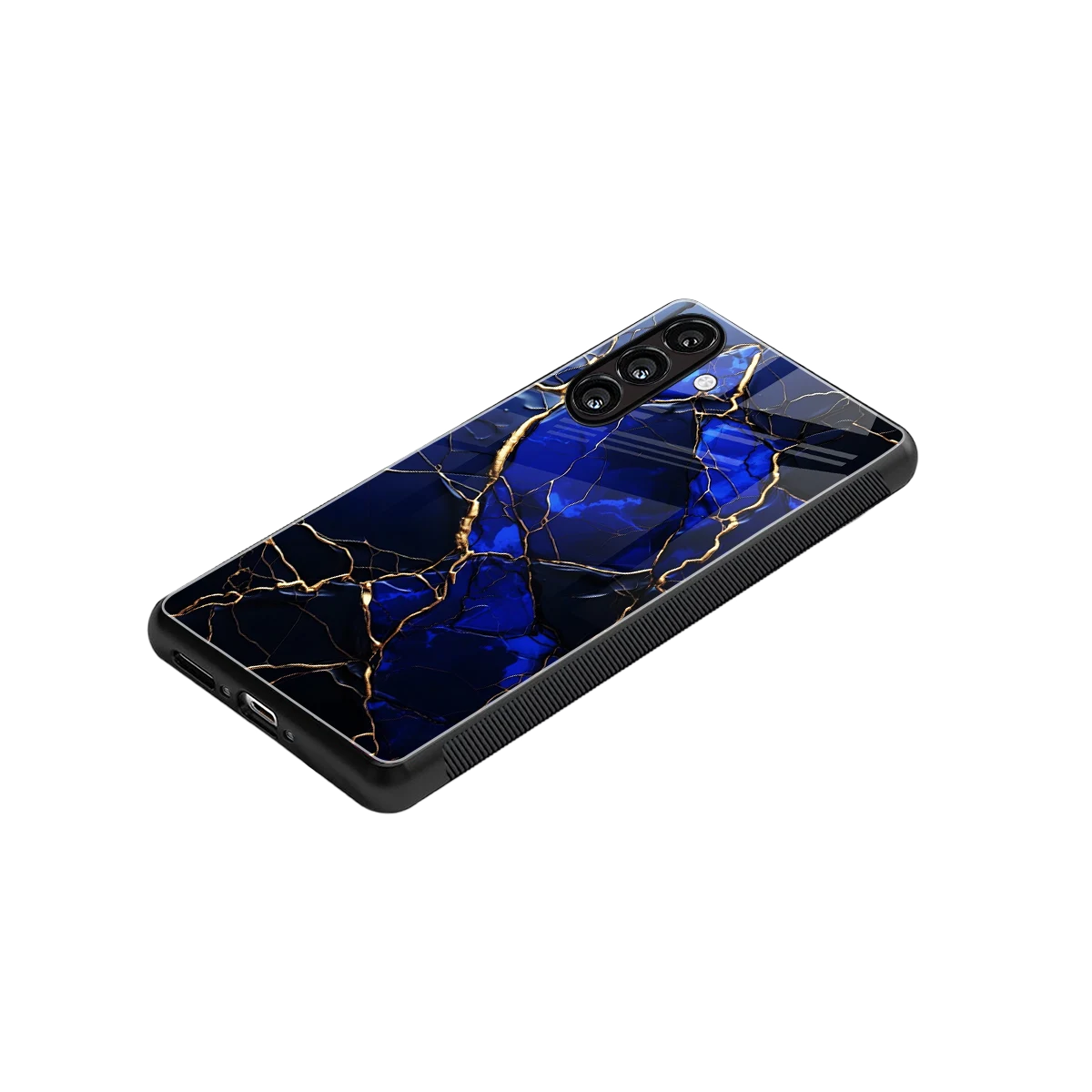 Sapphire Royal stylish phone case for samsung galaxy a36 5g | glossy glass and slim fit