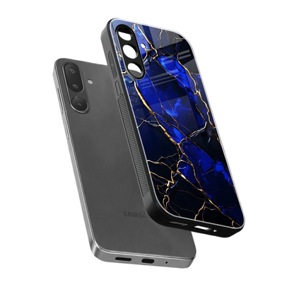 Sapphire Royal sleek samsung galaxy m56 5g cover with tempered glass back and TPU edges