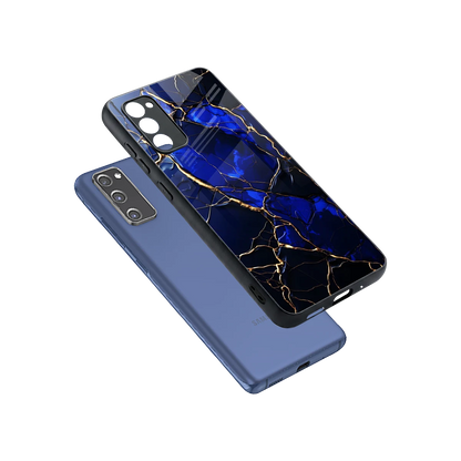 Sapphire Royal sleek samsung galaxy s20 fe cover with tempered glass back and TPU edges