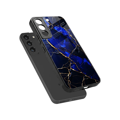 Sapphire Royal sleek samsung galaxy s22 cover with tempered glass back and TPU edges