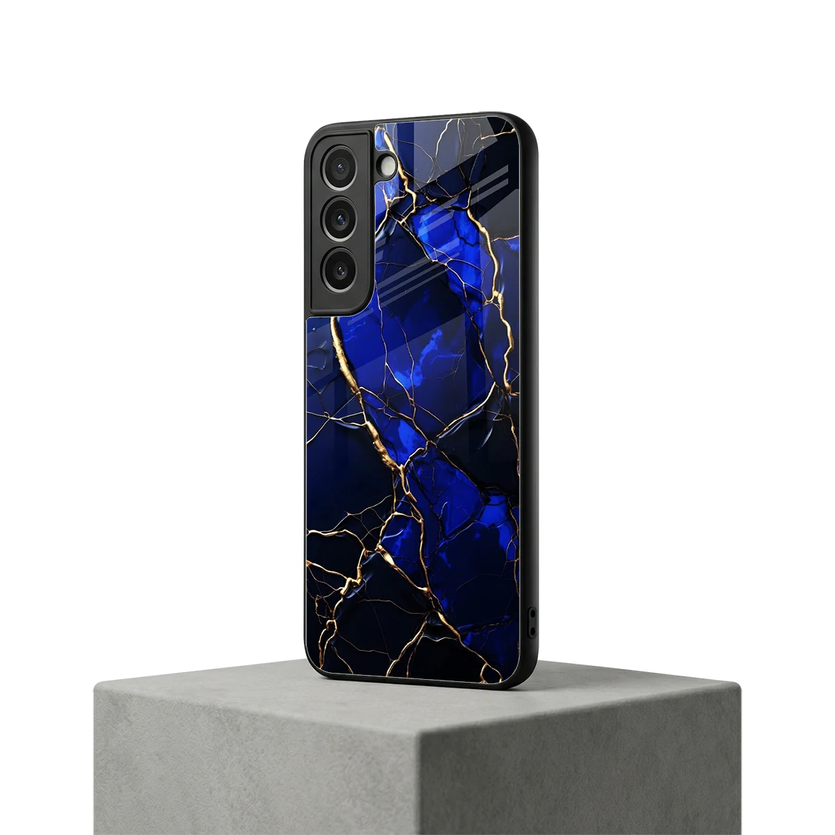 Sapphire Royal samsung galaxy s22 mobile cover | shockproof glass phone case