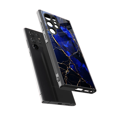Sapphire Royal sleek samsung galaxy s24 ultra cover with tempered glass back and TPU edges