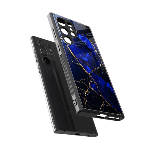 Sapphire Royal sleek samsung galaxy s24 ultra cover with tempered glass back and TPU edges