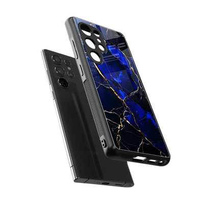 Sapphire Royal sleek samsung galaxy s25 ultra cover with tempered glass back and TPU edges