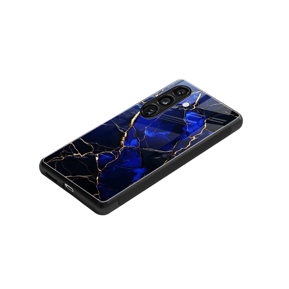 Sapphire Royal stylish phone case for samsung galaxy s24 | glossy glass and slim fit