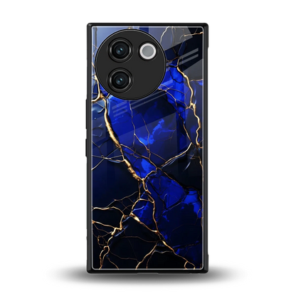 Sapphire Royal back phone cover | glass case for vivo v30e