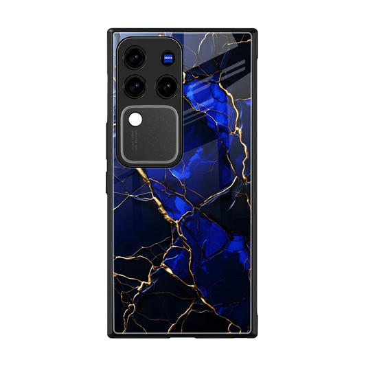 Sapphire Royal back phone cover | glass case forvivo v30 pro