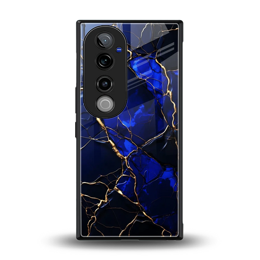 Sapphire Royal back phone cover | glass case for vivo v40 pro