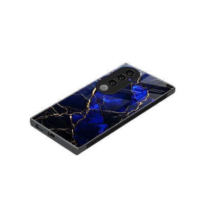 Sapphire Royal stylish phone case for vivo v40 pro | glossy glass and slim fit
