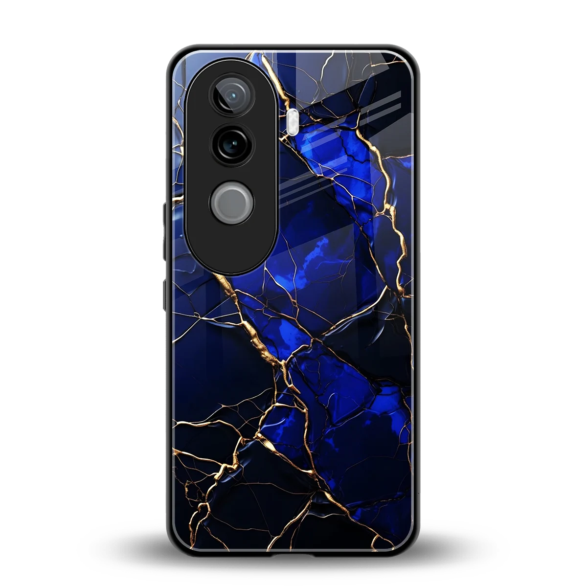 Sapphire Royal back phone cover | glass case for vivo v40e