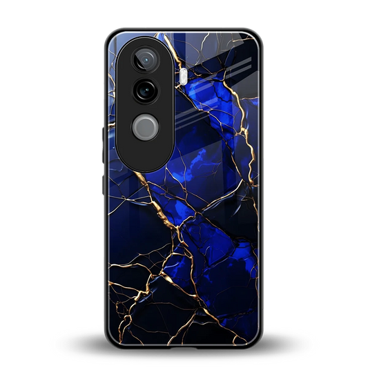 Sapphire Royal back phone cover | glass case for vivo v40e