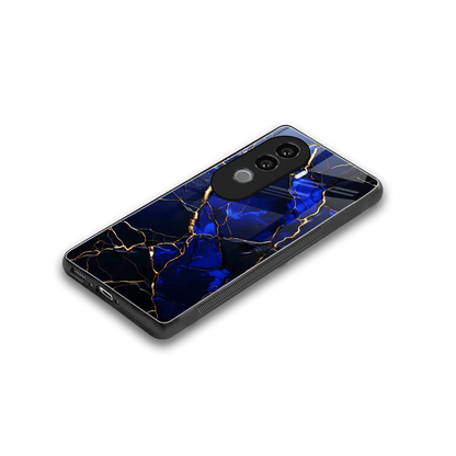 Sapphire Royal stylish phone case for vivo v40e | glossy glass and slim fit