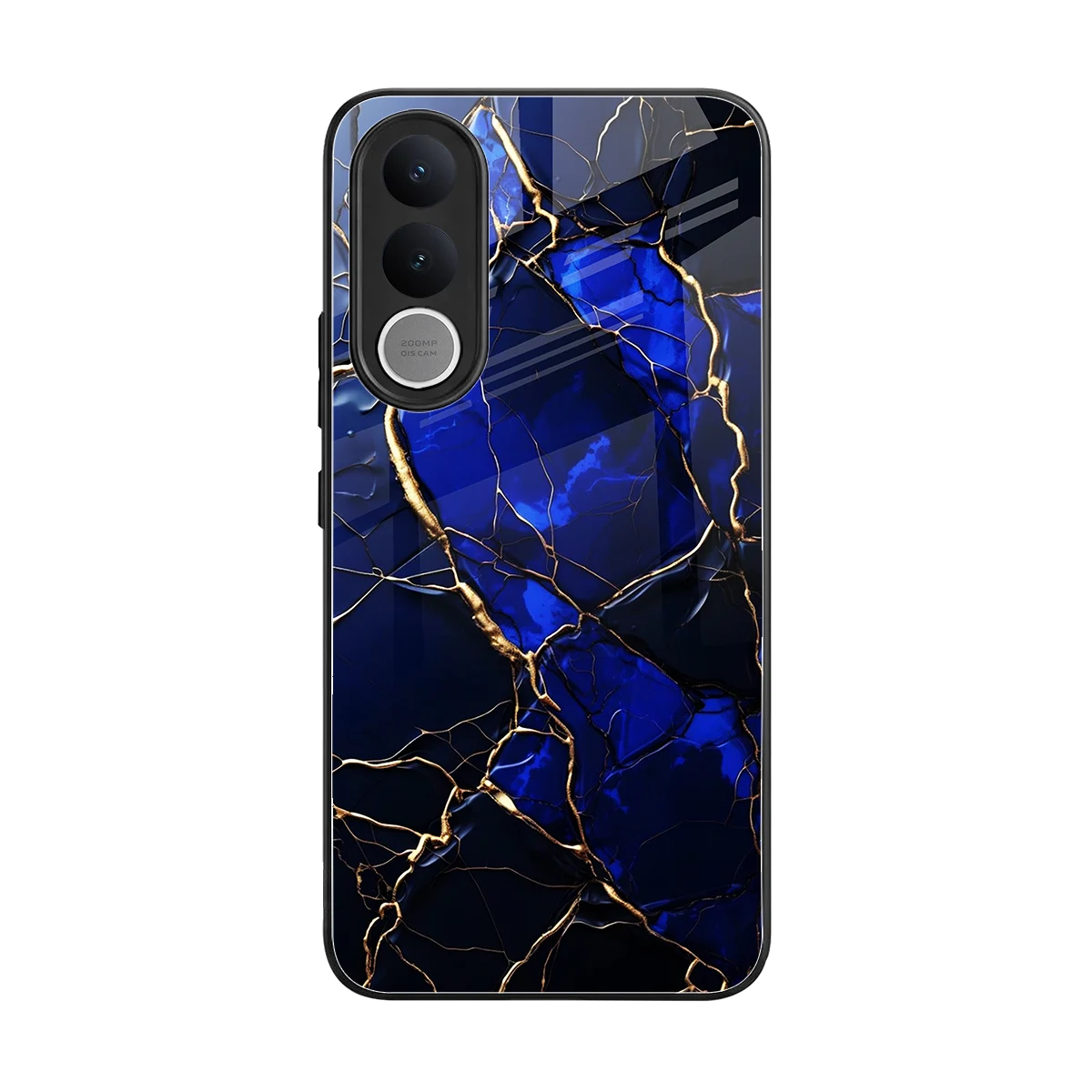 Sapphire Royal back phone cover | glass case for vivo v70 fe