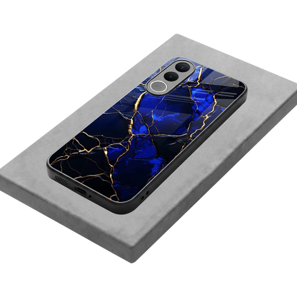 Sapphire Royal stylish phone case for vivo v70 fe | glossy glass and slim fit