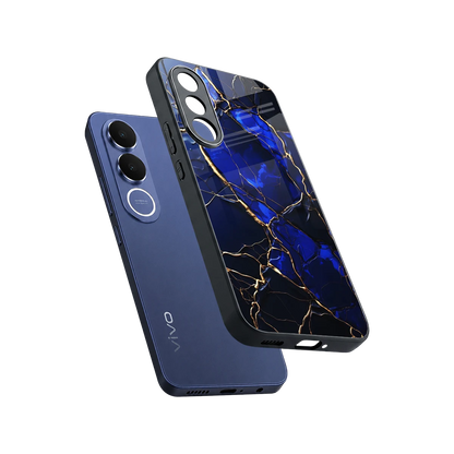 Sapphire Royal sleek vivo v70 fe cover with tempered glass back and TPU edges