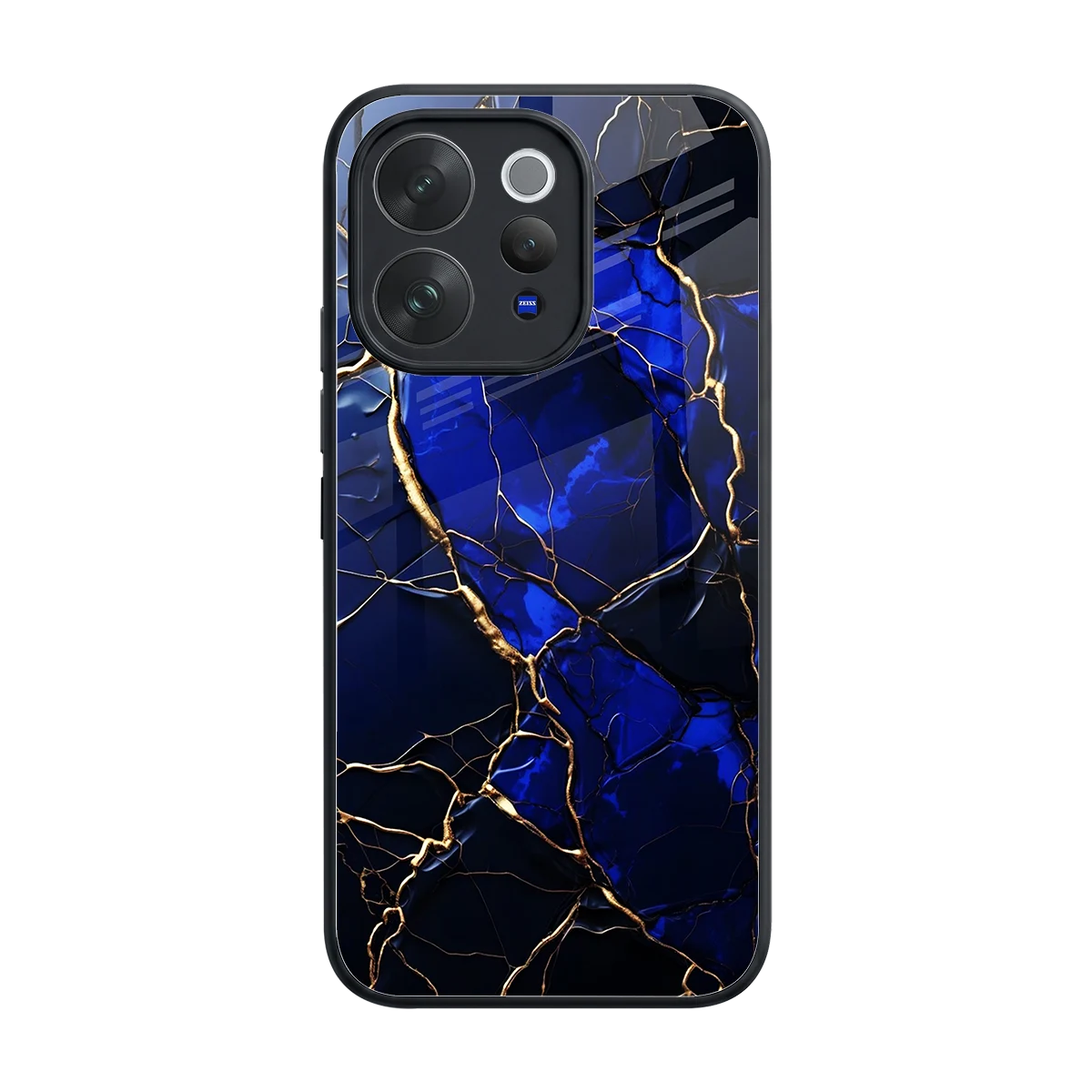 Sapphire Royal back phone cover | glass case for vivo v70