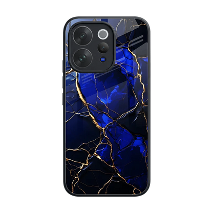 Sapphire Royal back phone cover | glass case for vivo v70 elite