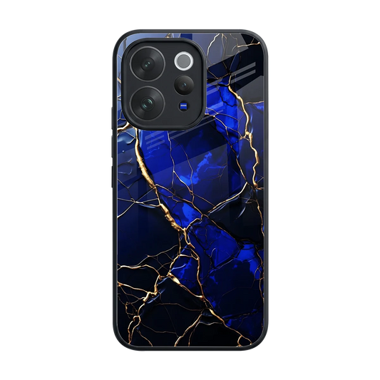 Sapphire Royal back phone cover | glass case for vivo v70 elite