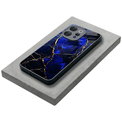 Sapphire Royal stylish phone case for vivo v70 | glossy glass and slim fit