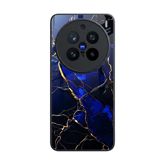 Sapphire Royal back phone cover | glass case for vivo x200 pro
