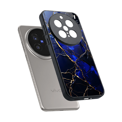 Sapphire Royal sleek vivo x200 pro cover with tempered glass back and TPU edges