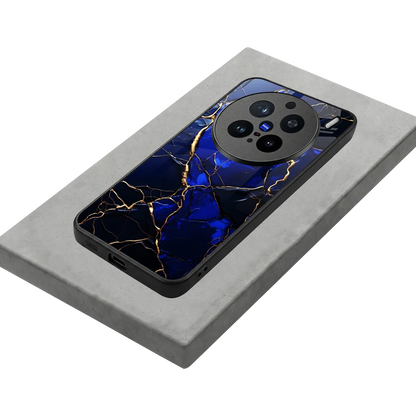 Sapphire Royal stylish phone case for vivo x200 pro | glossy glass and slim fit