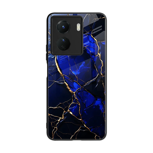 Sapphire Royal back phone cover | glass case for vivo y16