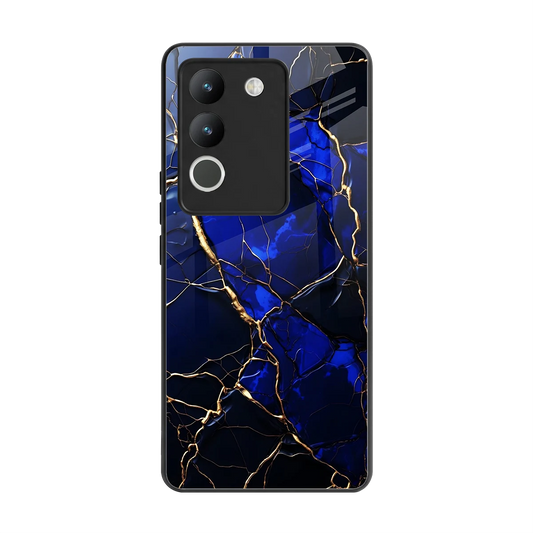 Sapphire Royal back phone cover | glass case for vivo y200 5g