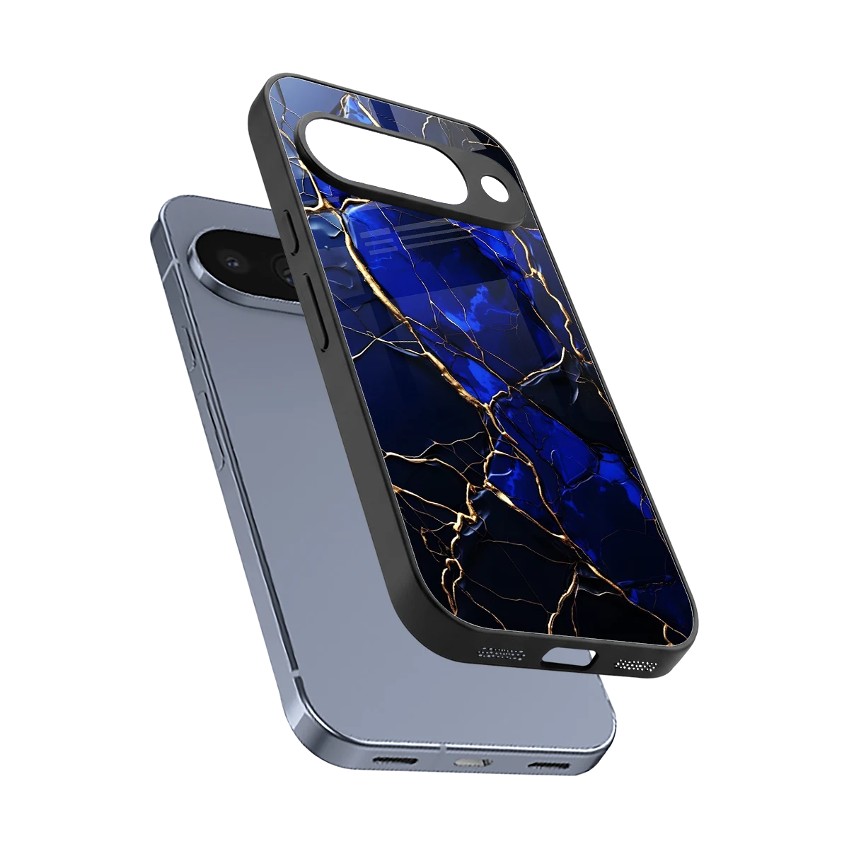 Sapphire Royal sleek google pixel 10 cover with tempered glass back and TPU edges